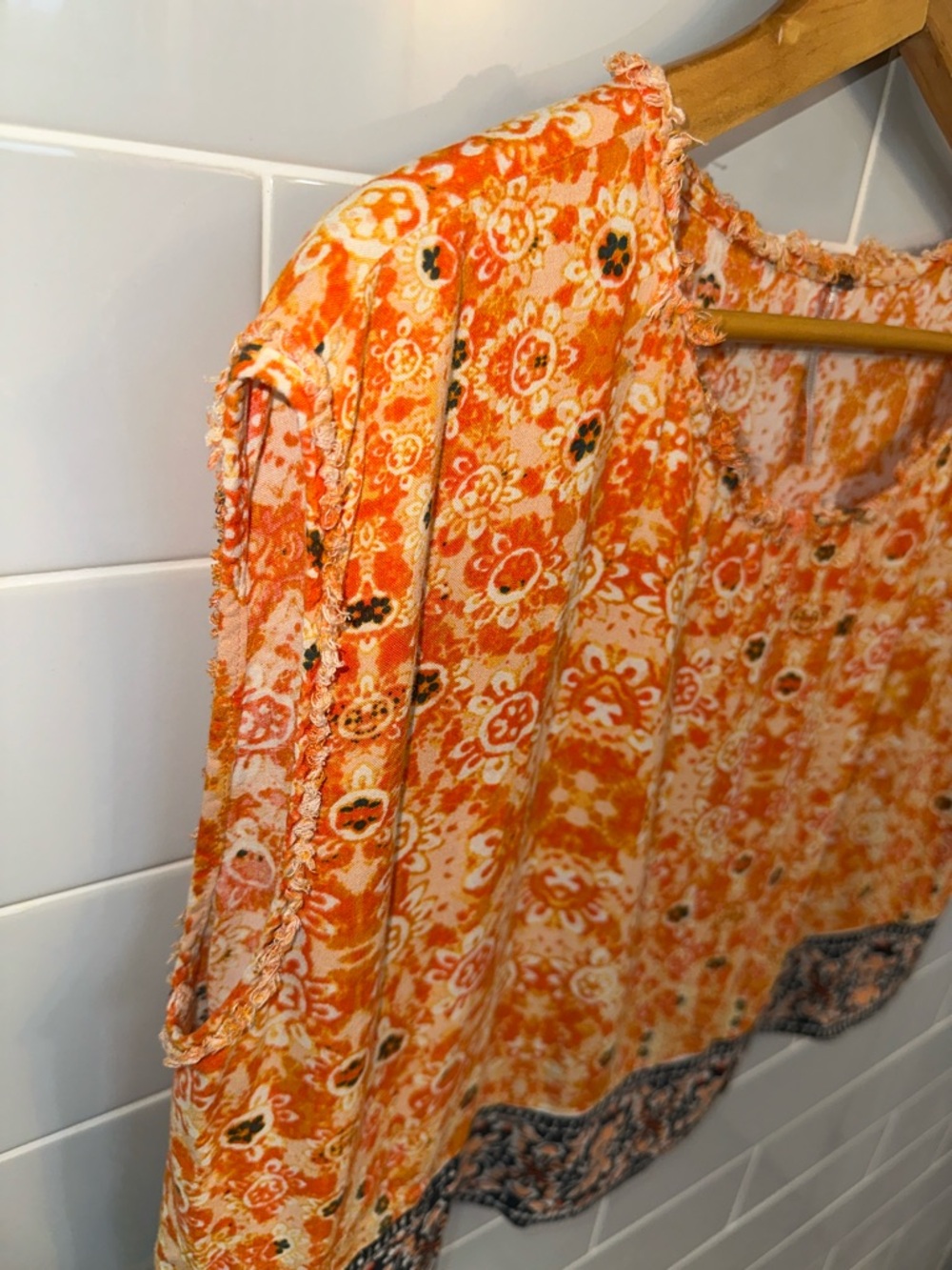 Free People Patterned Crop Top - Picture 4 of 11